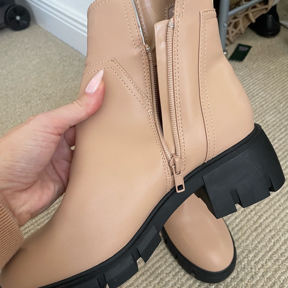 LEATHER COMBAT BOOTS - Picture 4 of 4